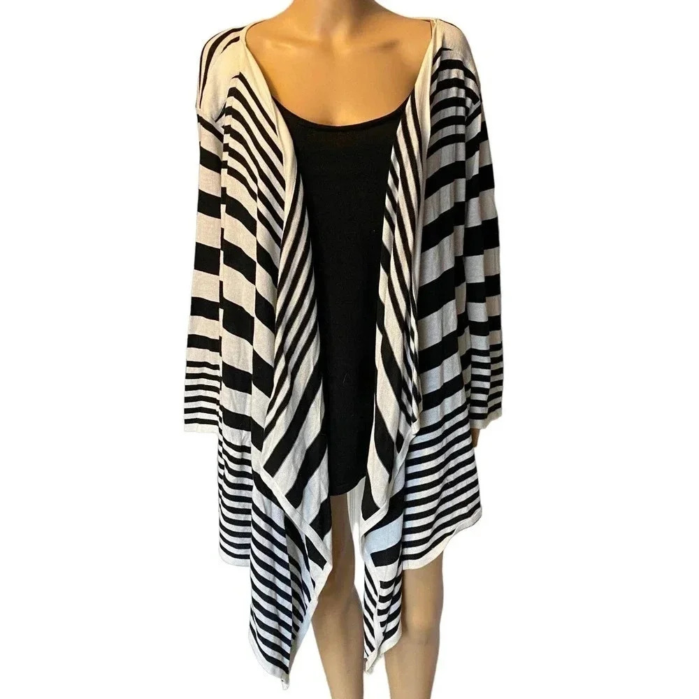 Avenue Cotton Blend Boho Soft Cozy Open Cardigan Women Plus Size 2X